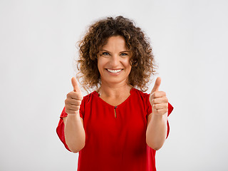 Image showing Happy woman