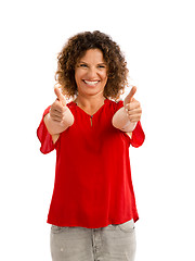 Image showing Happy woman