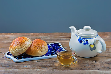 Image showing Tea time for one