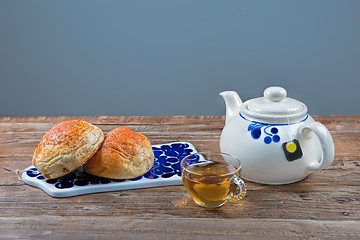 Image showing Tea time for one