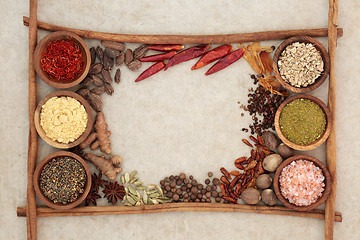 Image showing Spice and Herb Border