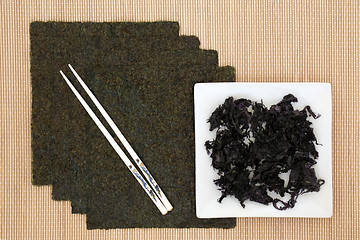 Image showing Japanese Seaweed Selection
