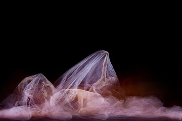 Image showing The sensual and emotional dance of beautiful ballerina