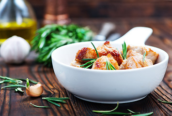 Image showing fried meat