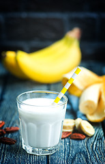 Image showing banana yogurt