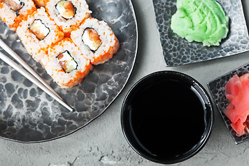 Image showing sushi