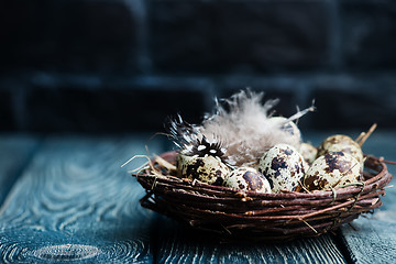 Image showing quail eggs