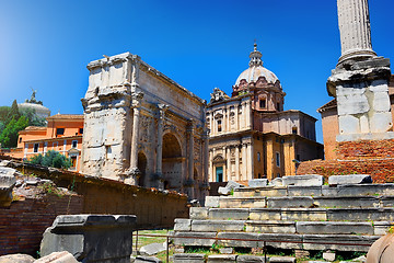 Image showing Temple in Roman Forum