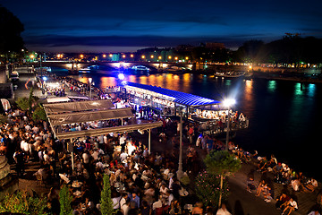 Image showing Parisian summer cafe