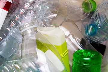 Image showing Photography of utilized plastic bottles