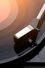 Image showing Photo of music vinyl player