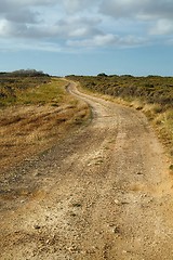 Image showing Gravel road perspective
