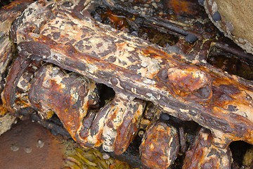 Image showing Rusty engine block
