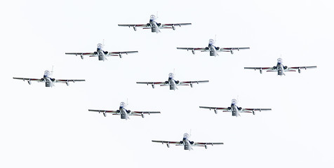 Image showing LEEUWARDEN, THE NETHERLANDS-JUNE 10, 2016: Italian aerobatic tea