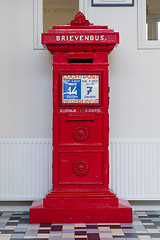 Image showing Retro dutch red mail box