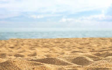 Image showing sand beach