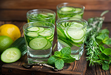 Image showing cucumber drink