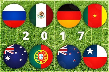 Image showing Confederations Cup countries