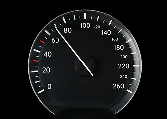 Image showing Speedometer of a car