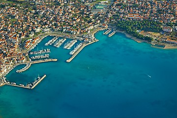 Image showing Croatian Coastal Town