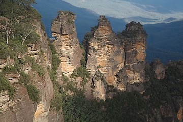 Image showing The Three Sisters in the Blue mountains