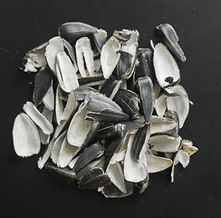 Image showing husk of sunflower seeds
