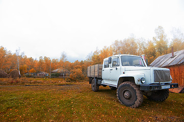 Image showing Big truck at morning