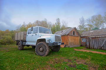 Image showing Big truck at morning