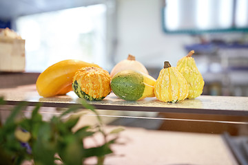 Image showing pumpkins on stall