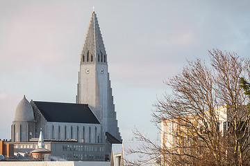 Image showing Hallgrimskirkja church in Reykjavik