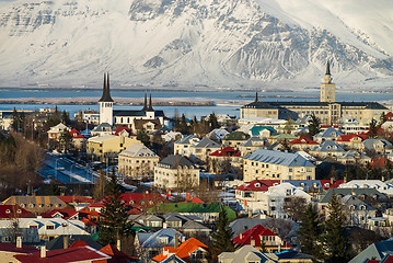 Image showing Reykjavik city panorama