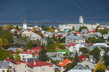 Image showing Reykjavik city panorama