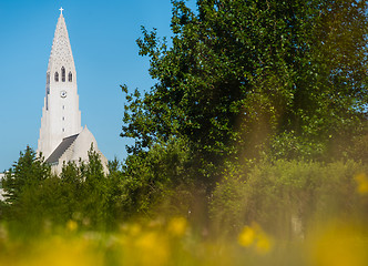 Image showing Hallgrimskirkja church in Reykjavik