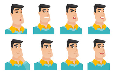 Image showing Vector set of business characters.