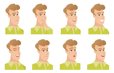 Image showing Vector set of business characters.