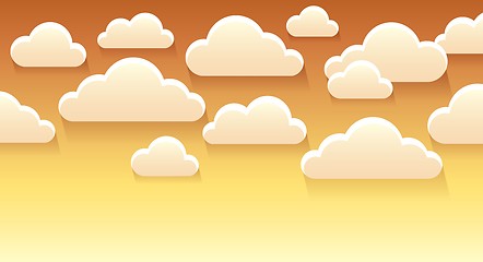 Image showing Stylized clouds theme image 4