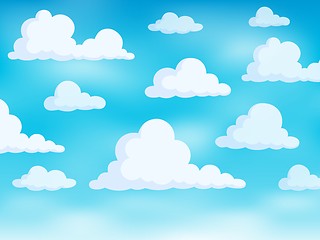 Image showing Clouds on sky theme 3