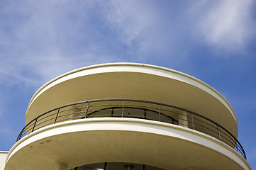 Image showing Art-deco balcony
