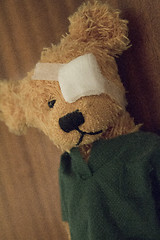 Image showing Injured Teddy