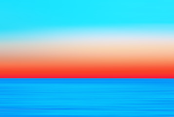 Image showing Abstract Motion Blurred Vivid Colored Sea Background