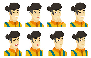 Image showing Vector set of farmer characters.