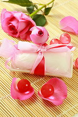 Image showing Luxury soap of natural basis