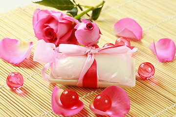 Image showing Luxury soap of natural basis