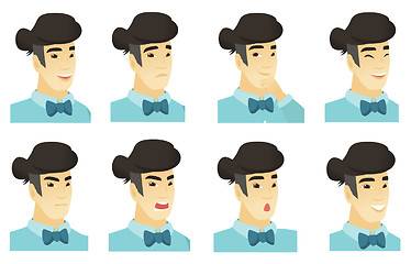 Image showing Vector set of business characters.