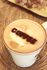 Image showing Delicious coffee with milk