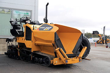 Image showing Cat AP355F Asphalt Paver on a Yard