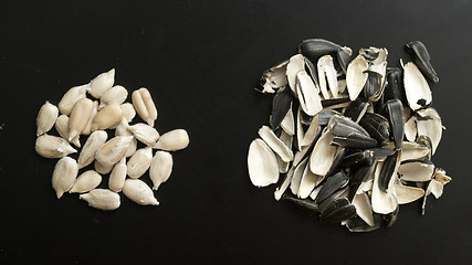 Image showing sunflower seeds