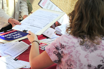 Image showing Voters Registration