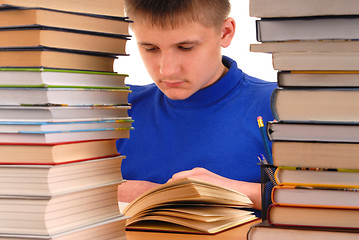 Image showing Boy in Library