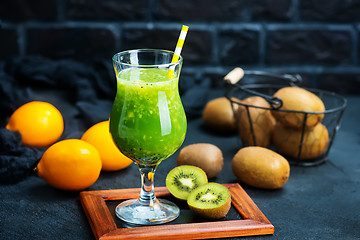 Image showing kiwi smoothie